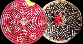 baskets made in  zanzibar