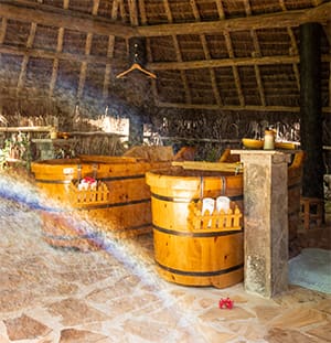 baignoire au Spa Matlai