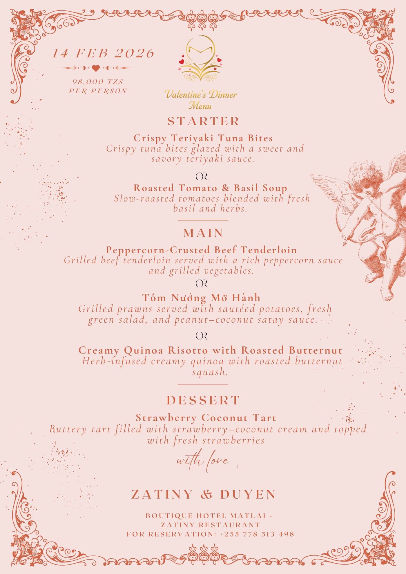 Valentine's Day at Matlai: Dinner, the Spa, and the Heart in the Garden (2)